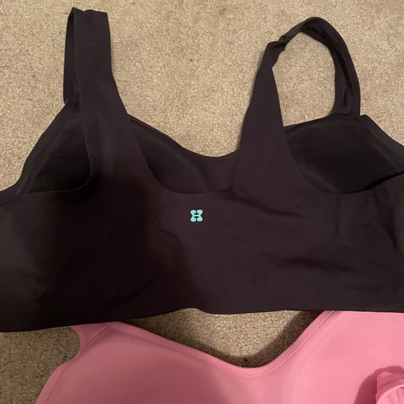 Women's Pink and Black Huug Bra Set - Picture 2 of 4